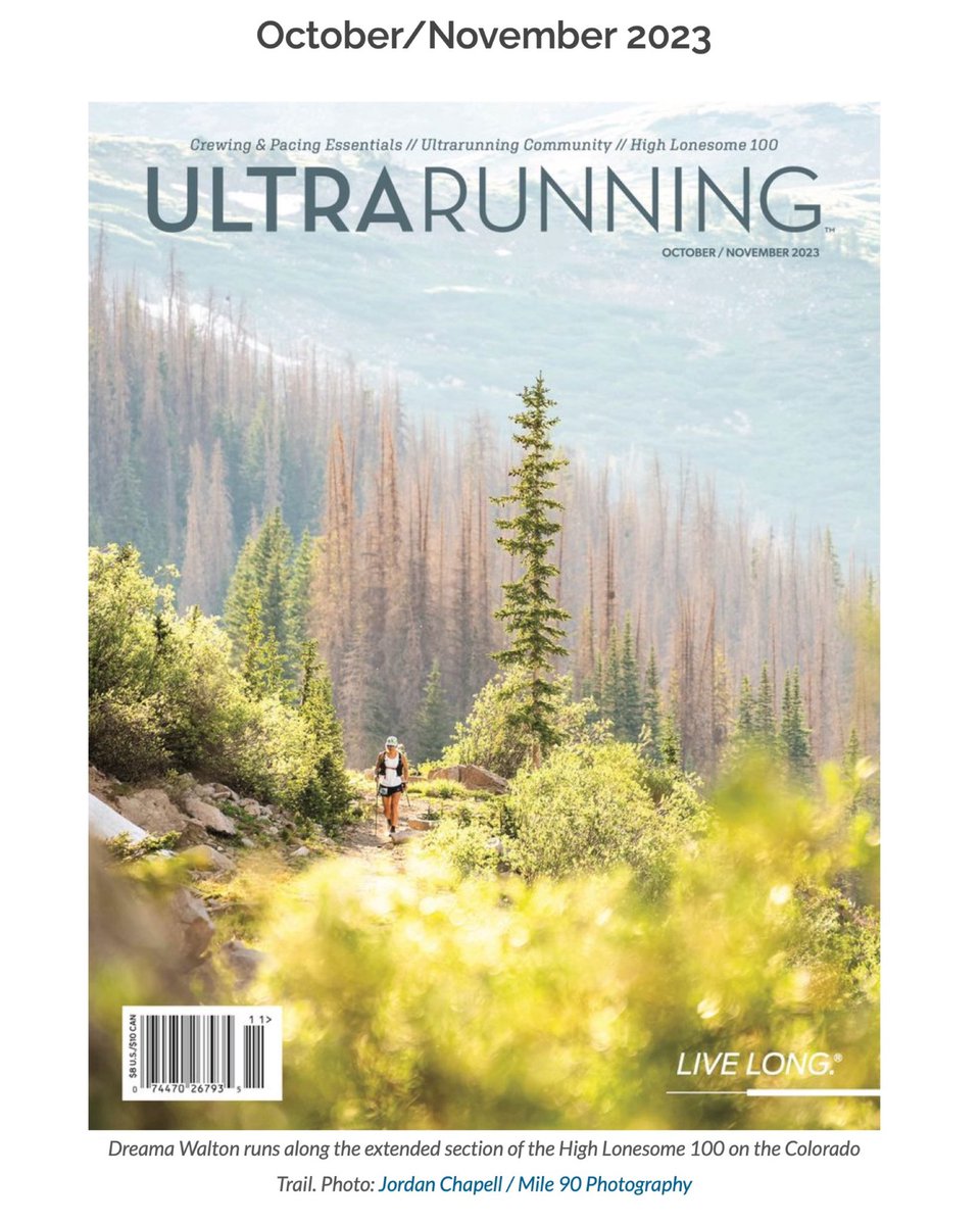 I did not see this in the cards for this side hustle 7 years ago, but it has a secret goal for a long time that is fun to see happen! <a href="/UltraRunningMag/">UltraRunning Magazine</a>