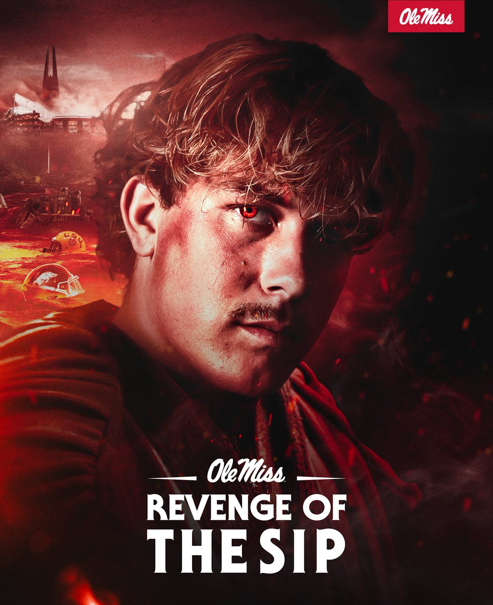 OleMissFB's tweet image. Revenge of the Sip 😤
