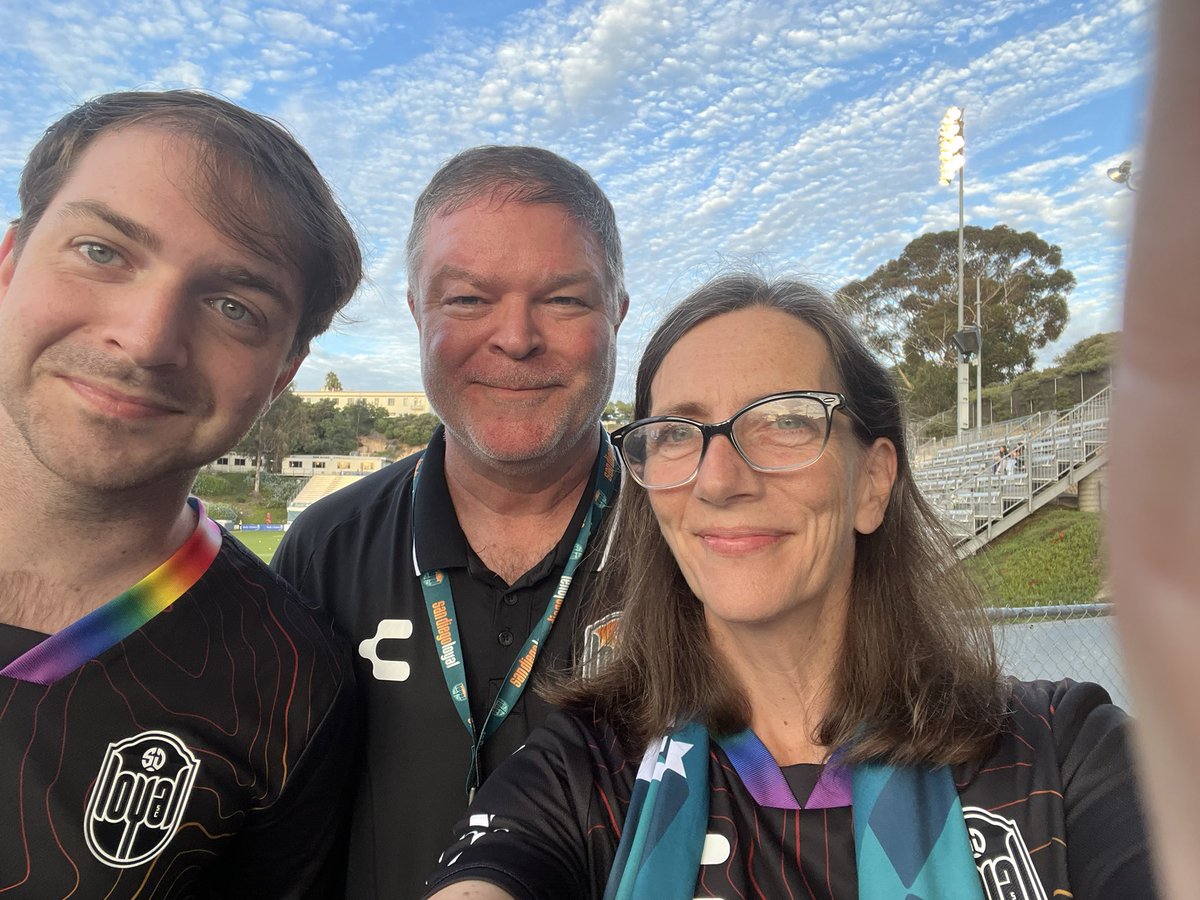 Tears behind the smiles. Honored  to have supported my hubby,  a part of this amazing team since the beginning. Wouldn’t be anywhere else tonight for the final regular season home match. So proud of every single human associated with this team. <a href="/sdbucket1/">SD Bucket</a> <a href="/SanDiegoLoyal/">San Diego Loyal</a>