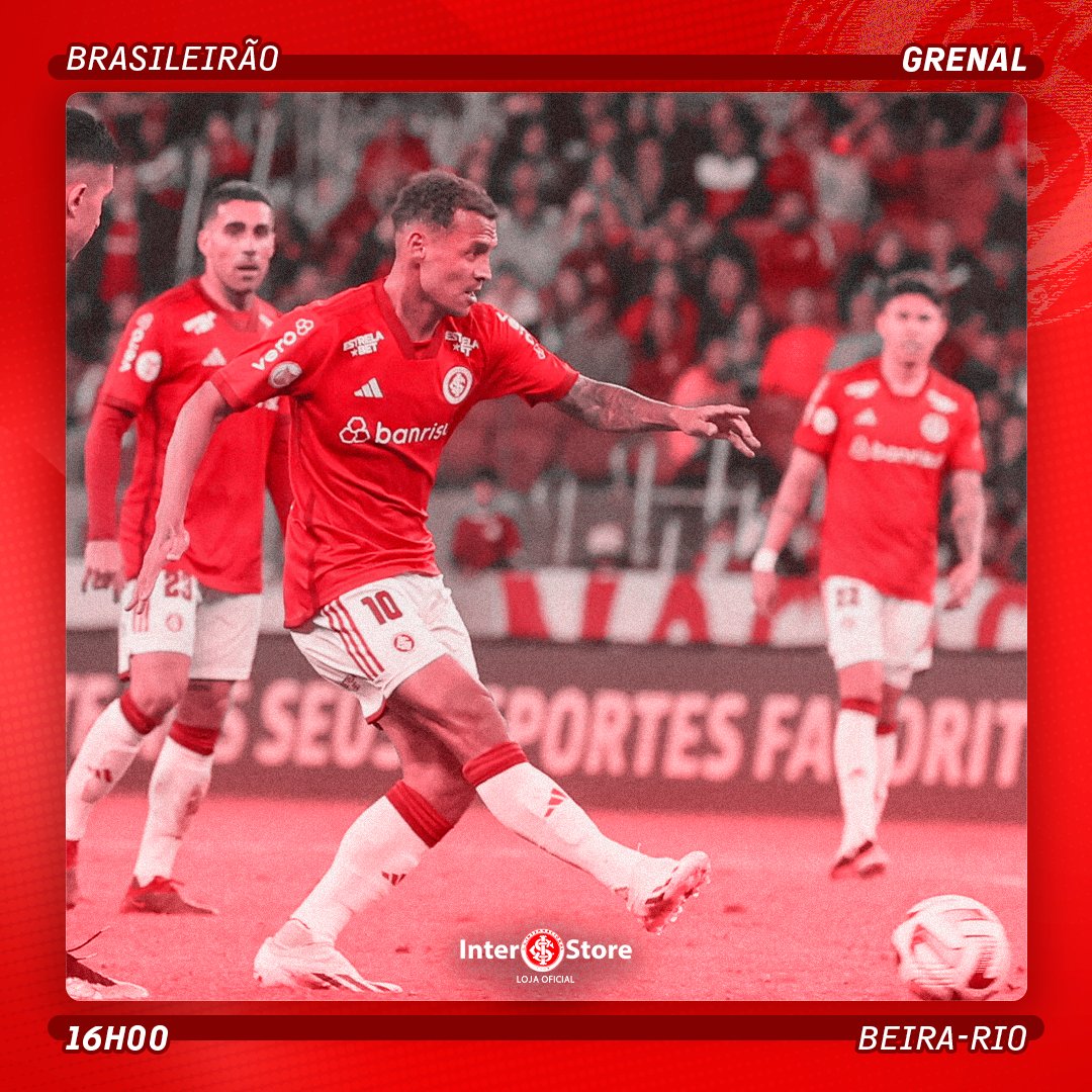 lojadocolorado's tweet image. #DiaDeInter🔴⚪

Aonde for jogar, sempre vou estar 🎶

🛒 Camisa I 23/24 &amp;gt; bit.ly/3m1g9Jy

⚽ Internacional X Grêmio
🏟 Beira-Rio
⏰ 16h00
🏆 Brasileirão