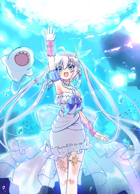 こちら5周年記念でエルぽき応援垢様 ( )にお声掛けいただき、イラスト描かせていただきました  5周年おめでとう!! #エルぽき5周年 #エルセとぽきあーと 