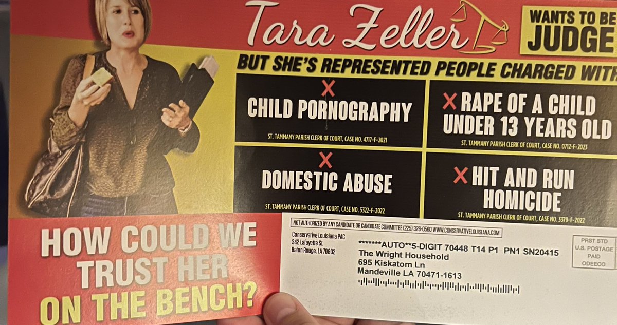 spwright84's tweet image. Got a mailer for a local judge race tonight - I have no opinion on any candidate in the race but question for my fellow lawyers - What are the ethical implications of stating anyone isn’t qualified to be a judge based on who they chose to zealously defend as we are sworn to do?