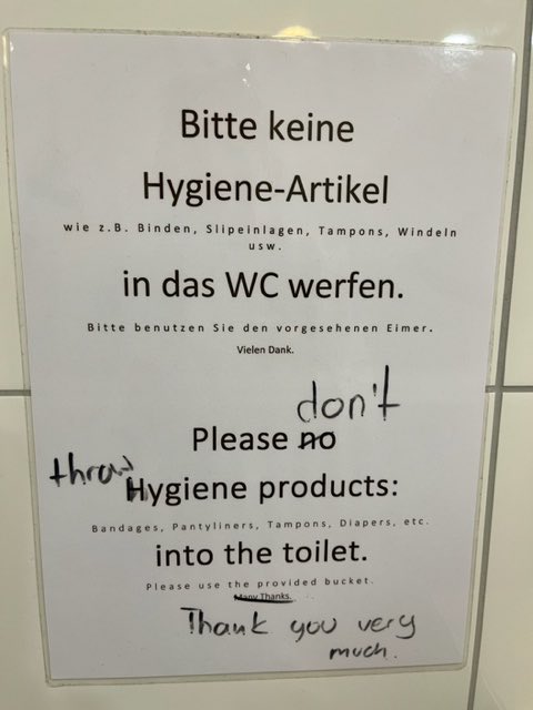 Vielleicht ist das etwas woran wir Deutsche arbeiten könnten.
