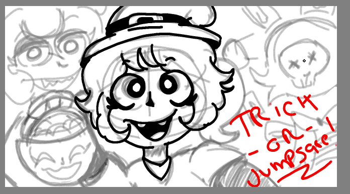 Spooky!!! | WIP art!

#OC #originalcharacter #Halloween #Halloween2023 #WIP