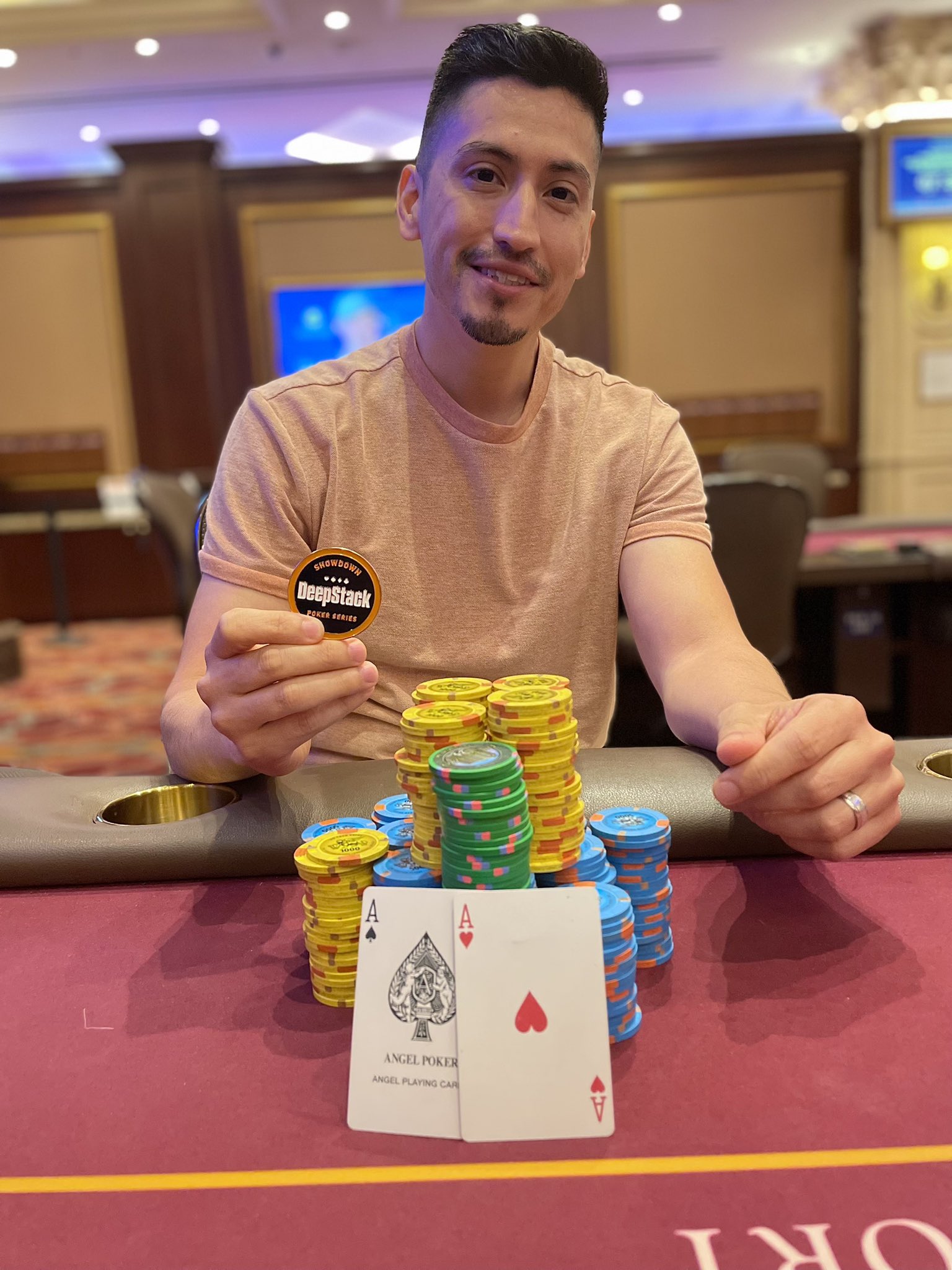 Venetian Poker Room on X: Congratulations to Francisco Espinosa of  Harlingen, TX who was the outright winner in our DeepStack Showdown Event  #10 $200 NLH Bounty $5,000 guarantee on 10.06.23 Francisco takes