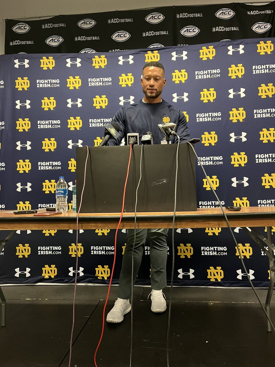 tbhorka's tweet photo. Notre Dame coach Marcus Freeman: “We have to take ownership as a coaching staff first… We have to point the finger at ourselves.” https://t.co/JvertIICFH
