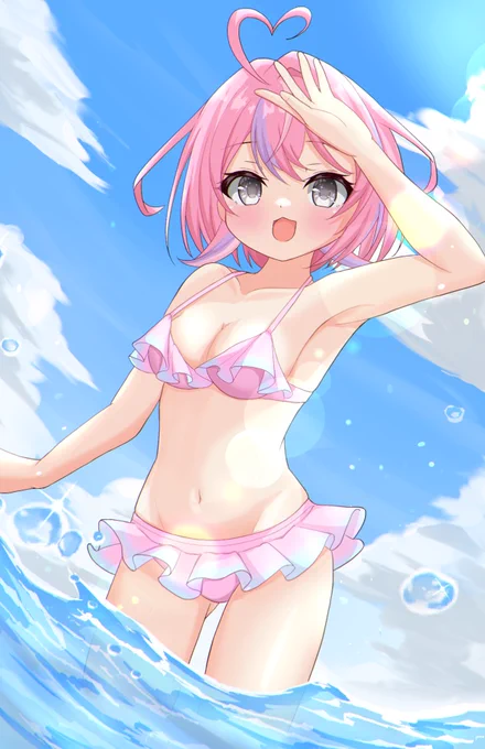 夏終わってるけど描きたかったやつ #まじぱねぱれっと