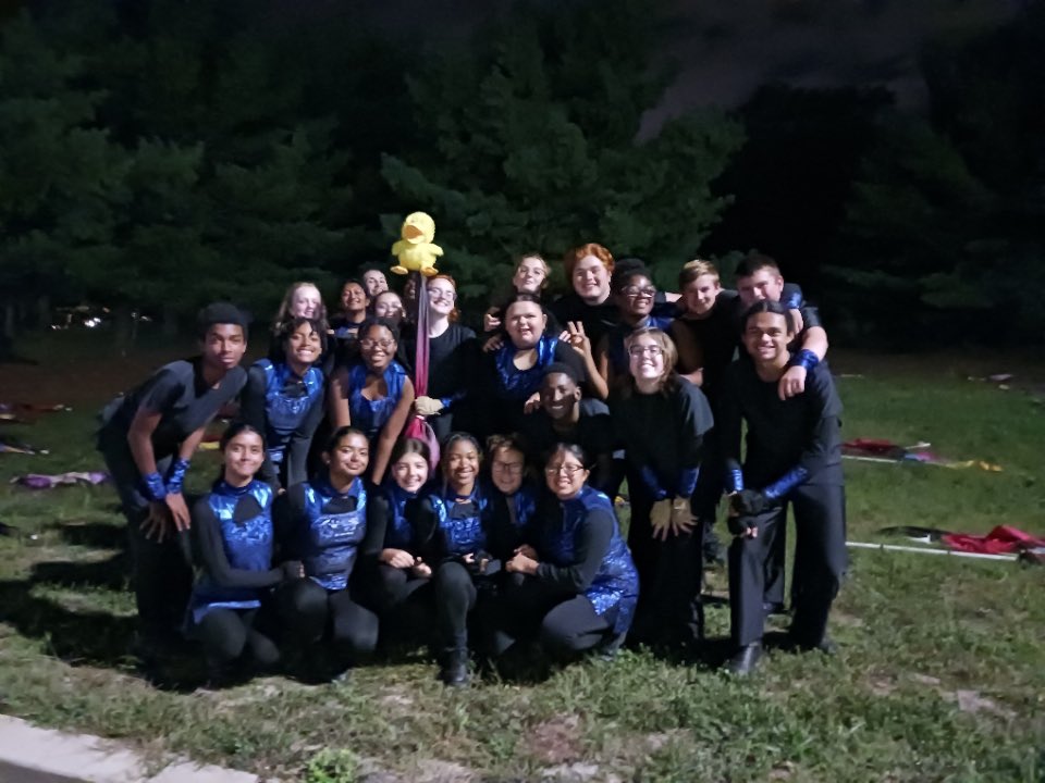 FTSD_MarchingFl's tweet photo. A great showing by the Marching Flashes today at Brick Township! We placed 2nd with a score of 79.06, and our color guard won the auxiliary award! Go Flashes!! https://t.co/CRkEy0Spbc