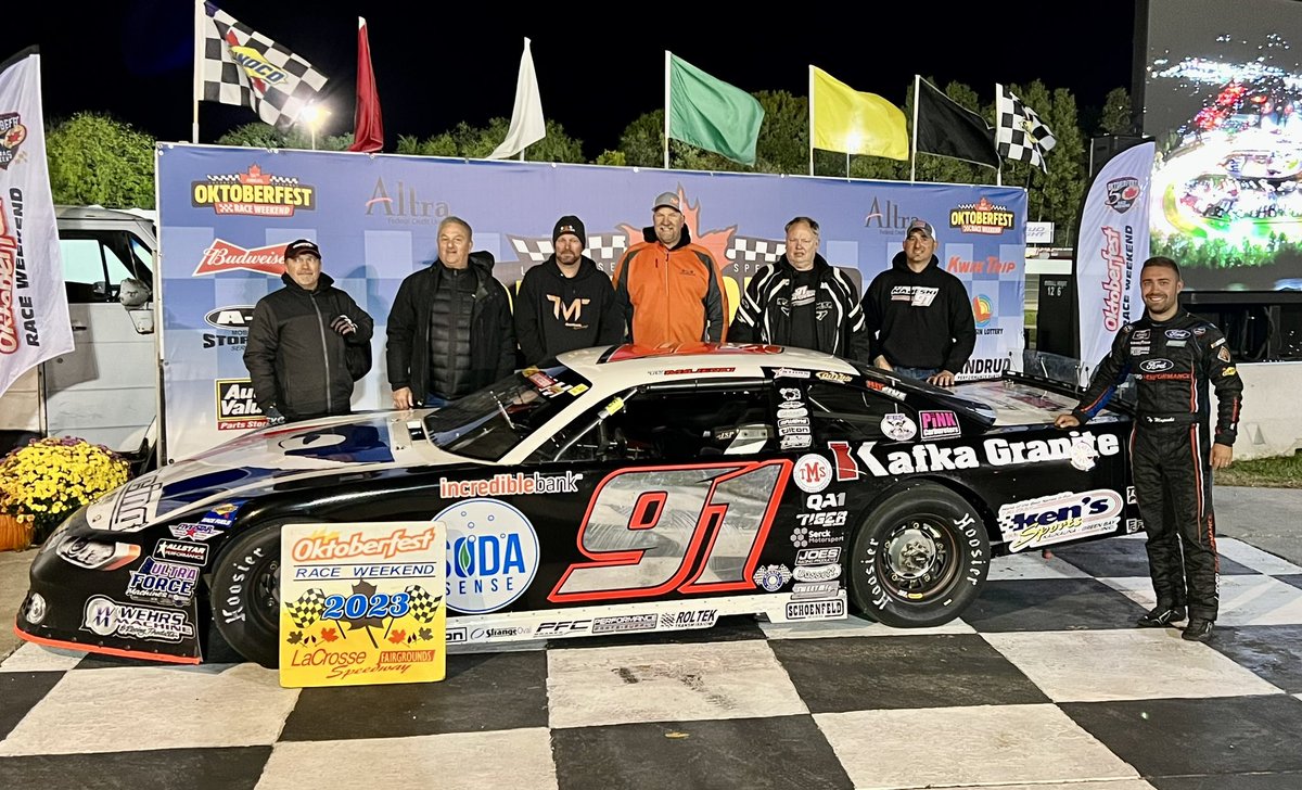 TobyRaceProds's tweet image. Congrats to @TyMajeski on winning the #Trickle99 at @raceoktoberfest ! 🏁🏆 #TOBYCar