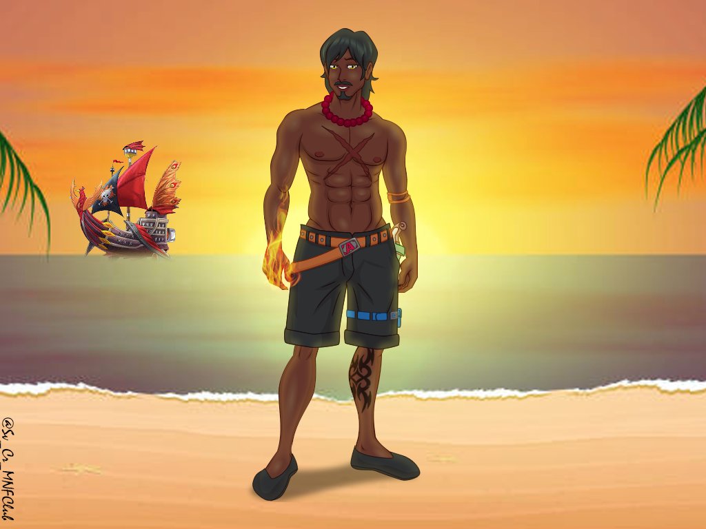 Halloween is near and I portrayed myself as Portgas D. Ace. I got that fire fist Ace with my own pirate ship.
❤️and🔁 for more content..
Thanks for an amazing edit <a href="/Sv_Cr_MNFClub/">Cris R SV (Infrequent)</a>