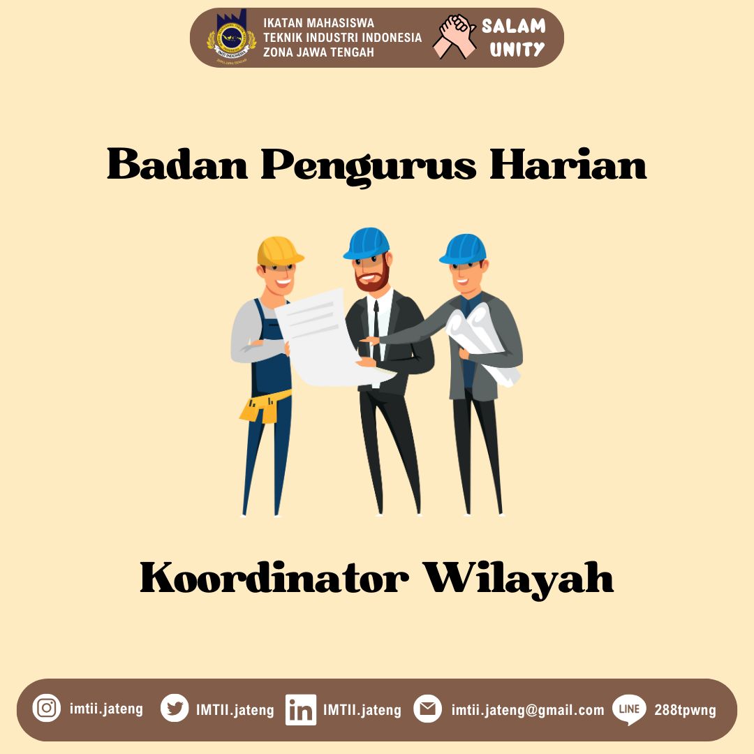 imtiijawatengah's tweet image. [BADAN PENGURUS HARIAN 𝗜𝗠𝗧𝗜𝗜 𝗭𝗢𝗡𝗔 𝗝𝗔𝗪𝗔 𝗧𝗘𝗡𝗚𝗔𝗛]
 • 𝗦𝗔𝗟𝗔𝗠 𝗨𝗡𝗜𝗧𝗬 •
“Koordinator Wilayah&quot; 
_____
BADAN PENGURUS HARIAN 𝗜𝗠𝗧𝗜𝗜 𝗭𝗢𝗡𝗔 𝗝𝗔𝗪𝗔 𝗧𝗘𝗡𝗚𝗔𝗛 Periode 2023/2024
𝗦𝗔𝗟𝗔𝗠 𝗨𝗡𝗜𝗧𝗬🤝
#imtiizonajateng
#imtiIndonesia
#salamunity