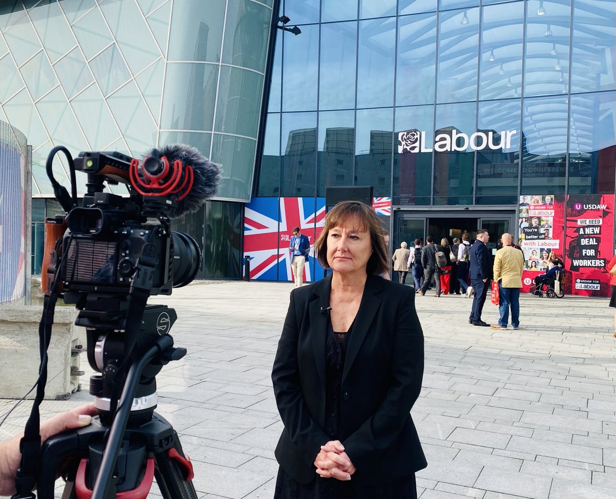 Join us on ⁦<a href="/BBCWalesNews/">BBC Wales News</a>⁩ ⁦<a href="/BBCWales/">BBC Wales 🏴󠁧󠁢󠁷󠁬󠁳󠁿</a>⁩ - live from the Labour Party conference in Liverpool, with ⁦<a href="/JoStevensLabour/">Jo Stevens</a>⁩