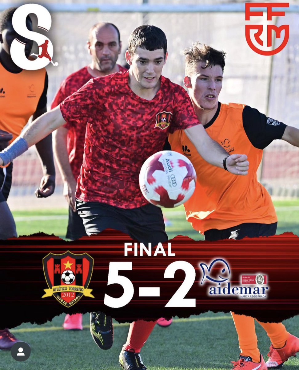 atleticotorrefs's tweet photo. AT.TORREÑO 5️⃣-2️⃣ AIDEMAR

Gran victoria de nuestro equipo en el debut en la Liga SÚPER 8.

Gracias a todos los equipos por acompañarnos en un día inolvidable.

¡Seguimos familia! ⭐️

 #LasTorresdeCotillas #Murcia #futbolinclusivo  #deporteinclusivo #FamiliaAtleticoTorreño https://t.co/b1ji66bcRz