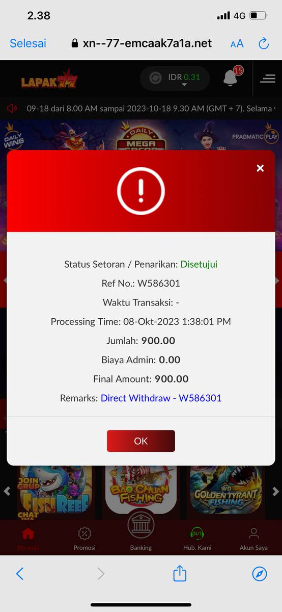 Saddd22222's tweet photo. Kabar gembira🤩🥳 Lapak77 hadir dengan Bonus Spesial Tingkat kemenangan RTP Tinggi💯 Bonus & Event yang diberikan :
1. Bonus New Member 30%
2. Event mix parlay 3 team
3. Event Freespin 25%
4. Event Buyspin 15%
Link Daftar di Bio😉
-
-
#stories #madewithstories #storywa #fypシ https://t.co/A1nf227Gj3