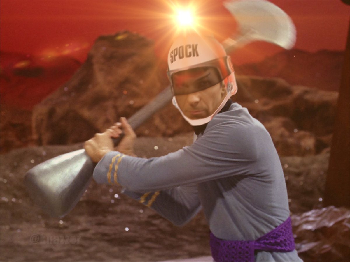 KnazzerSW's tweet photo. Amok Time #StarTrek #Tos #Spock https://t.co/EUYyM8xmSy