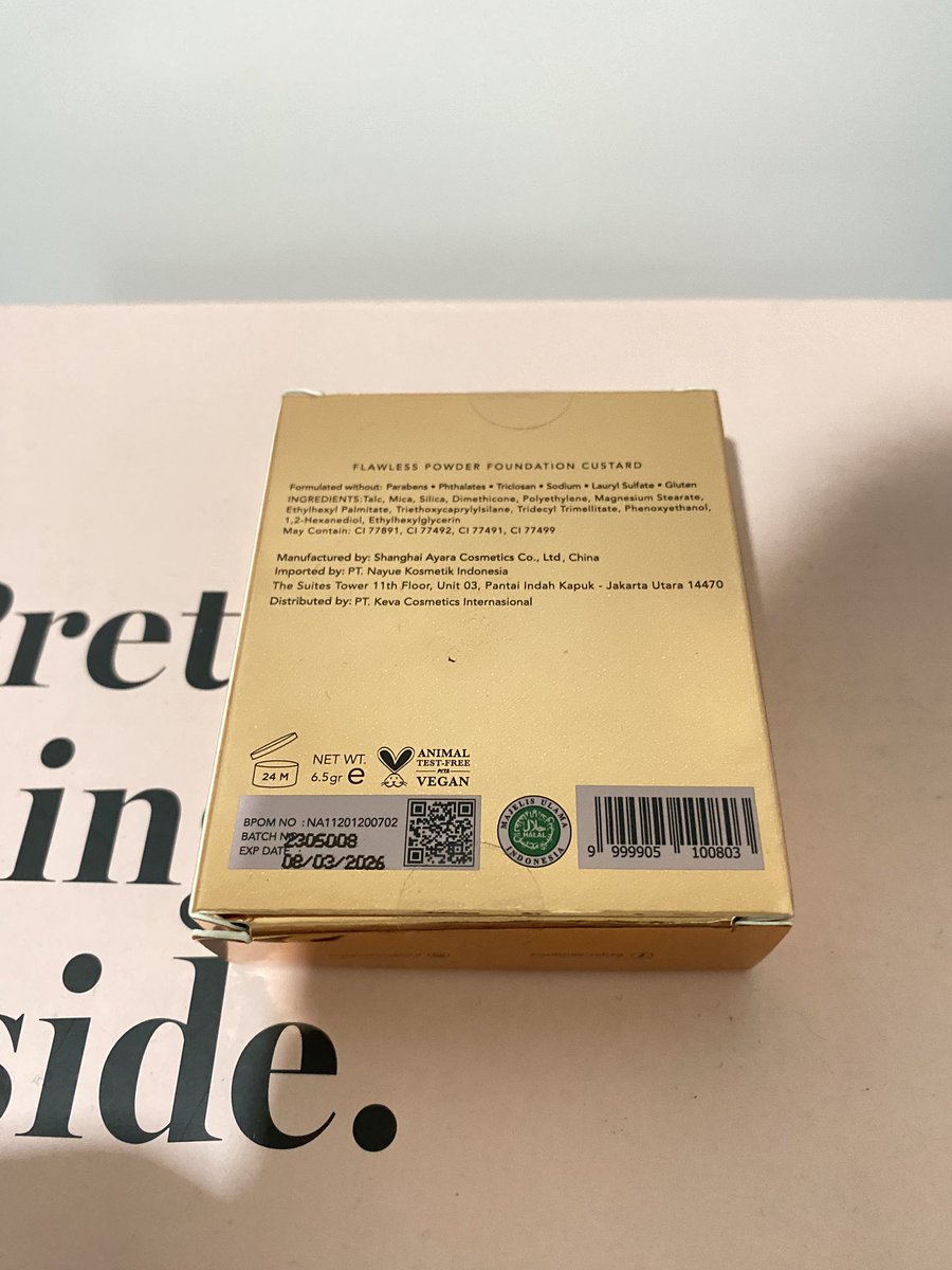 akunlamasuspen's tweet image. Wts ESQA Flawless Powder Foundation shade CUSTARD 

New sealed original
Harga 110k co lewat shopee live
Free ongkir 

#wts #wtb #ESQA #skincarw #zonajajan #zonauang