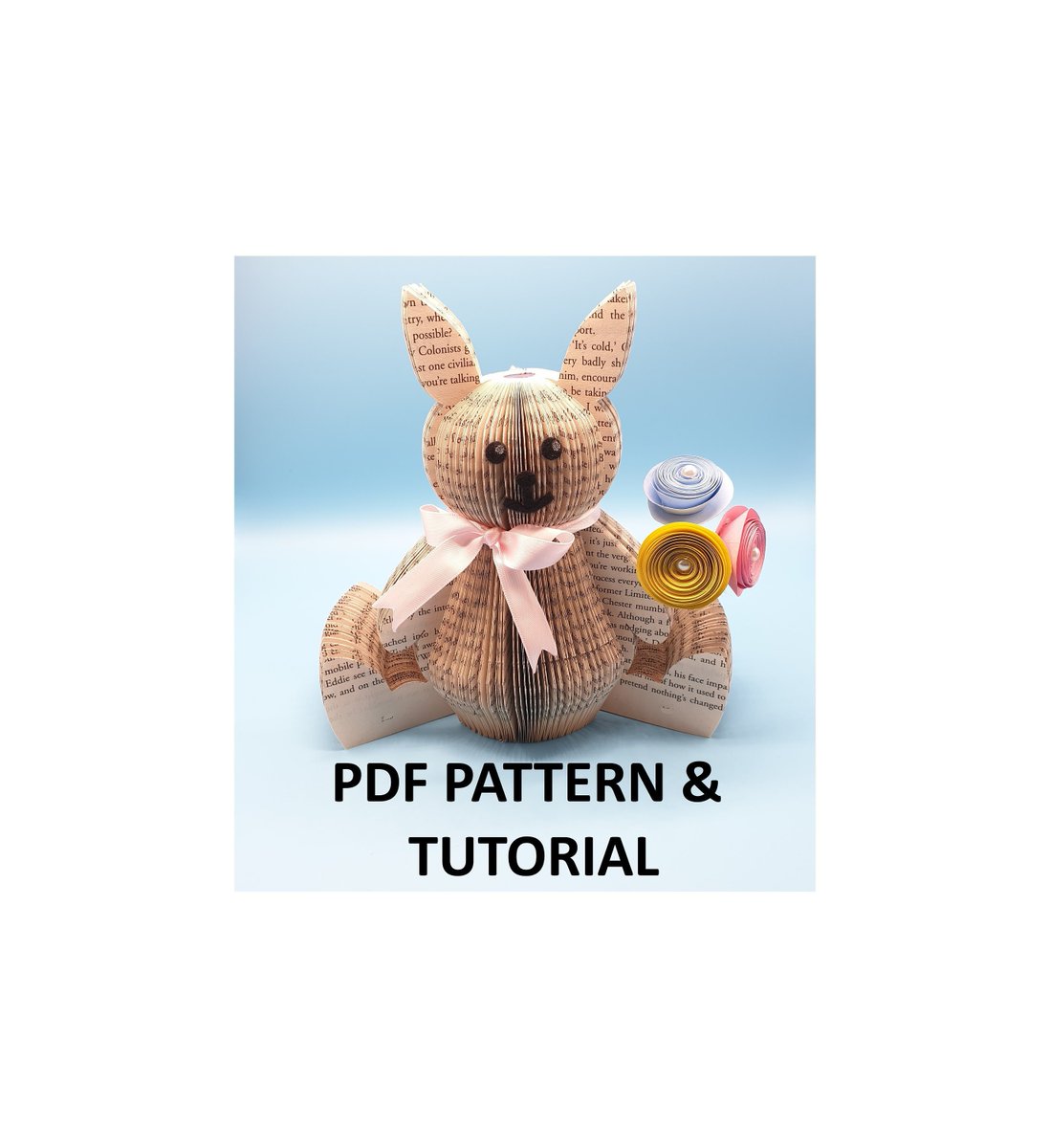 Paperappleco's tweet photo. PDF Tutorial and Pattern - Book Art Rabbit - Paper cutting - Easter Bunny - Instructions - photos - Instant Download - template - Paper https://t.co/3UWakJKddo #WomaninBiz #MHHSBD #CreatonCrafts #EpiconEtsy #Handmade #RabbitPattern https://t.co/dGklnQxCME