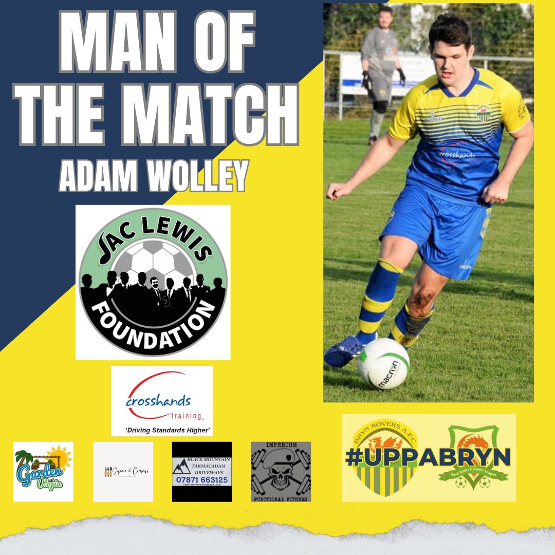 Our 1sts secured their 3rd league win on the bounce yesterday afternoon with a hard fought 2-1 victory away to <a href="/afcglais/">AFC Glais</a> at Pontardawe Rec.

The Bryn goal scorers were-
<a href="/AdCamz/">Adam Campbell</a> ⚽️
<a href="/CallumHumphrey1/">Humps</a> ⚽️

<a href="/adamwolley/">Adam Wolley</a> picked up our MoM award 👏🏻👏🏻👏🏻

#UppaBryn
💙💛💙💛