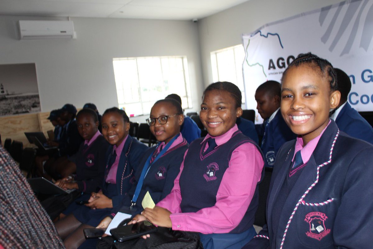 unwomenSA's tweet photo. Today is the last day of @AGCCIAfrica_1 ๐ฟ๐ฆ for girl learners from Eastern Cape, Free State, KwaZulu-Natal, Northern Cape & Western Cape provinces.
We are excited to celebrate this significant achievement, which empowers girls to excel in coding and robotics. ๐ฅณ
#SAGirlsCanCode https://t.co/TpN77EN1bX