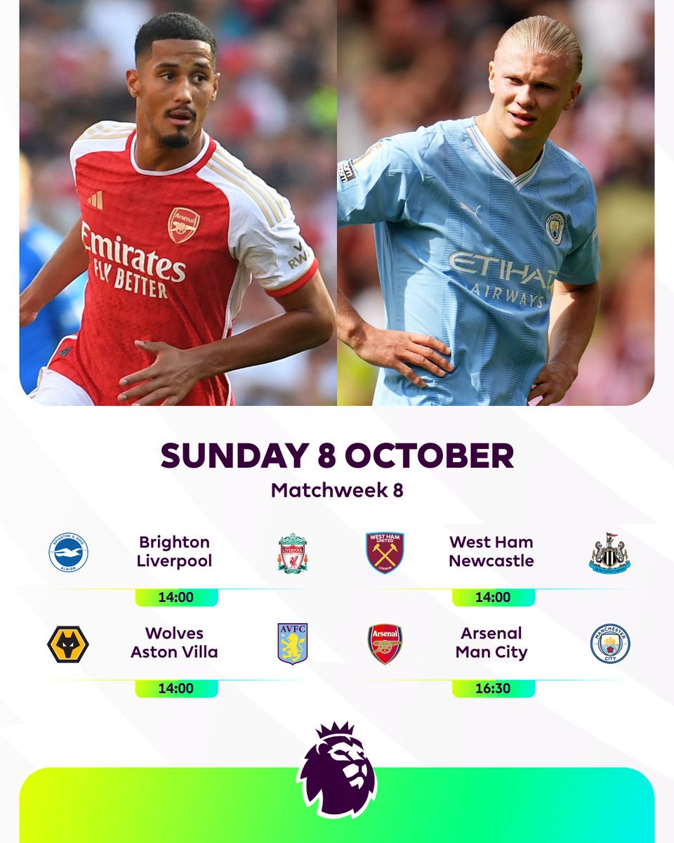 My Sunday served with premier league. Let's all enjoy the games <a href="/premierleague/">Premier League</a> <a href="/ManCity/">Manchester City</a> <a href="/astonvilla/">Aston Villa FC</a> <a href="/Arsenal/">Arsenal</a> <a href="/LFC/">Liverpool FC</a> <a href="/WestHam/">West Ham United</a> <a href="/NUFC/">Newcastle United</a> <a href="/Wolves/">Wolves</a>