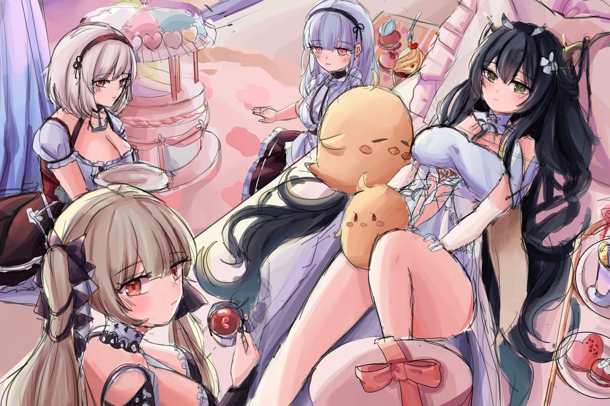 ❤️❤️❤️❤️❤️ 原神 illustration AzurLane #Elbing #宮本侑芽 #貫井柚佳  
Original: Myun_nia