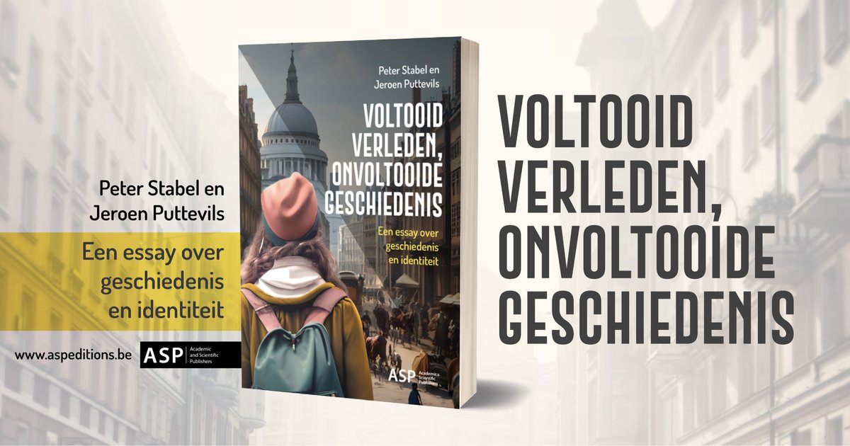 Wat hebben historisch onderzoek, ons verleden, identiteit(sdenken), politiek, woke en AI met elkaar te maken? Lees nu ons nieuwe topessay 'Voltooid verleden, onvoltooide geschiedenis' van Peter Stabel en @JeroenPuttevils 📖 👉 aspeditions.be/en/book/voltoo…