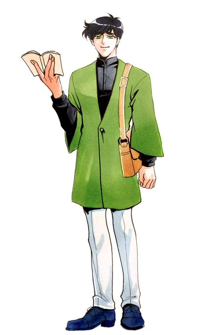 「bangs green coat」 illustration images(Latest)