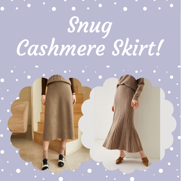 Snag cashmere skirt here! #skirts #luxurylifestyle #Autumnvibes #OOTD #selfcare #womenfashion #ootdstyles #comfort #ootdideas #outfitideasforyou #comfortablestyle #luxury #WinterCollection