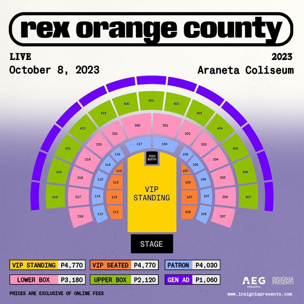 WTS HELP LFB PH 

REX ORANGE COUNTY in MANILA 
₱3k each obstructed view 
408 section 
5pcs
Physical tickets 

Meet up now or grab delivery asap 
#RexOrangeCounty #rexorangecountyinMNL 
#ROCinMANILA 
Tickets lb vip not discounted