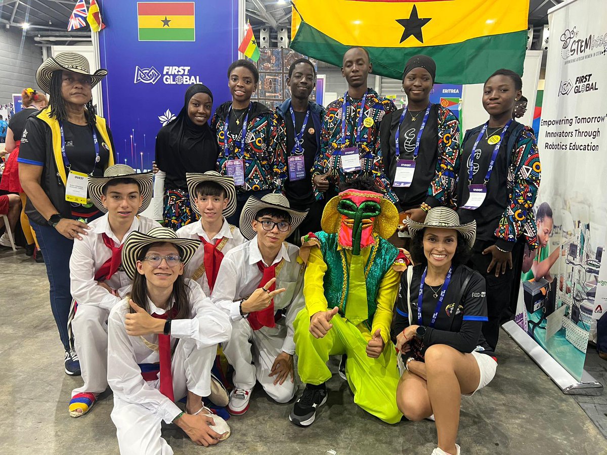 tv3_ghana's tweet photo. Achimota School representing Ghana 🇬🇭 in Singapore for the 2023 First Global Robotics Challenge 🙌🏽❤️

All the best! #TV3GH https://t.co/QSuMOX3v5R