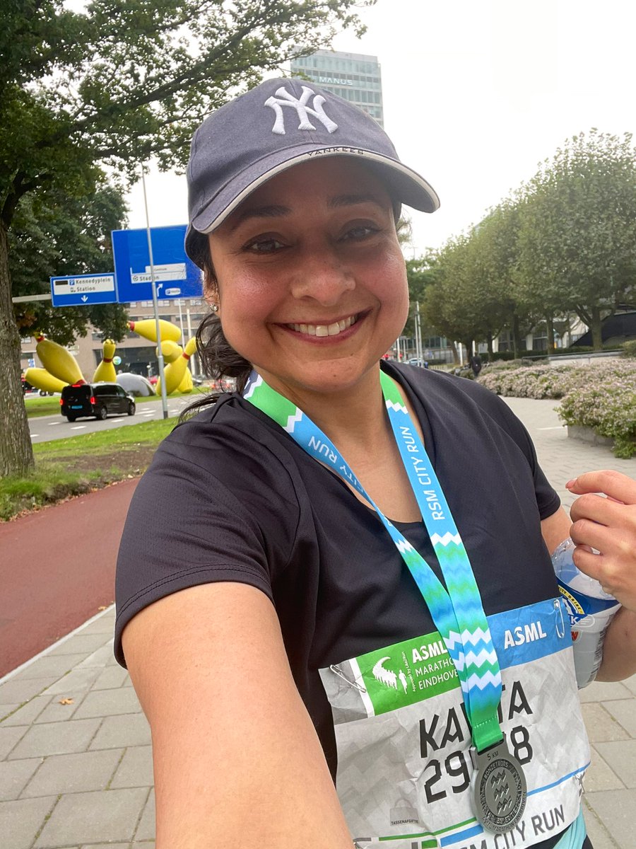 HouthoffKavita's tweet photo. My ever first 5k run ☺️ #ASMLMarathon @rhasnab @bobfunn https://t.co/ZiDbKCeWaN