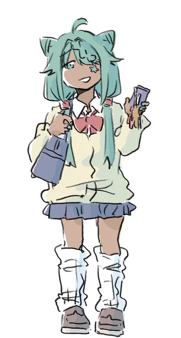 黒ギャルヘルカちゃんファンアートです