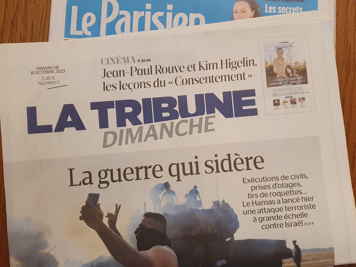 Un quotidien en plus, ça donne tout de suite le sourire. Bel exploit <a href="/LaTribune/">La Tribune</a> pour ce défi #LaTribuneDimanche Bonne prise en main, maquette aérée, agréable, journal bien écrit et intéressant à lire. Merci et bravo <a href="/jc_tortora/">Jean-Christophe TORTORA</a> <a href="/JeudyBruno/">Bruno Jeudy</a> <a href="/laurentguimier/">Laurent Guimier</a> <a href="/jdoncieux/">jdoncieux</a> <a href="/cgabizon/">cécilia gabizon</a>