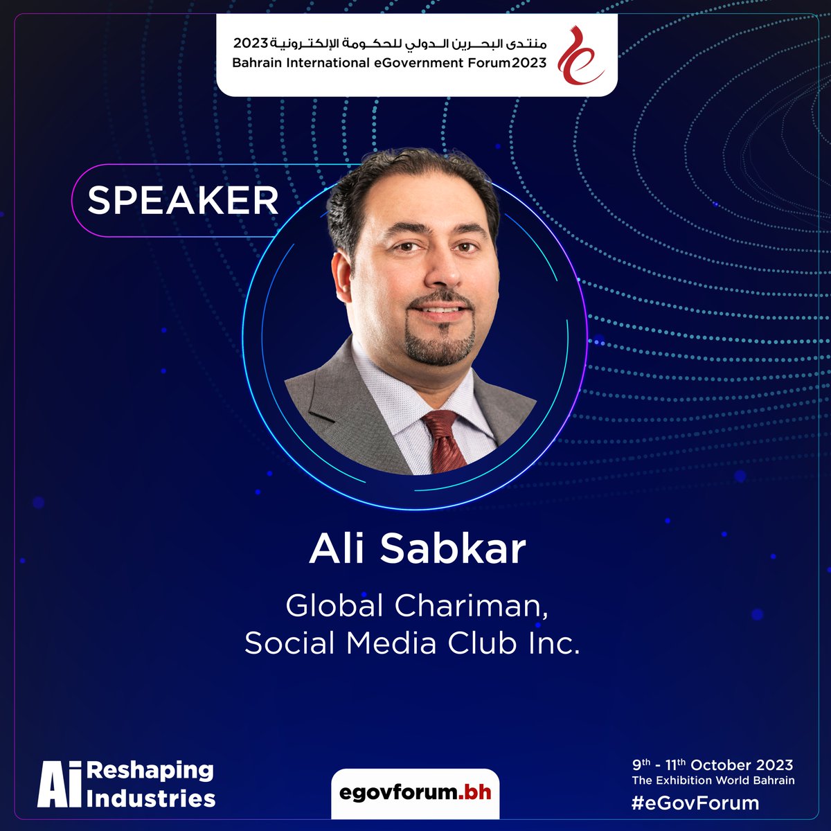 Get ready to be inspired by industry leaders and experts!

Mr. Ali Sabkar
Global Chariman, Social Media Club Inc.