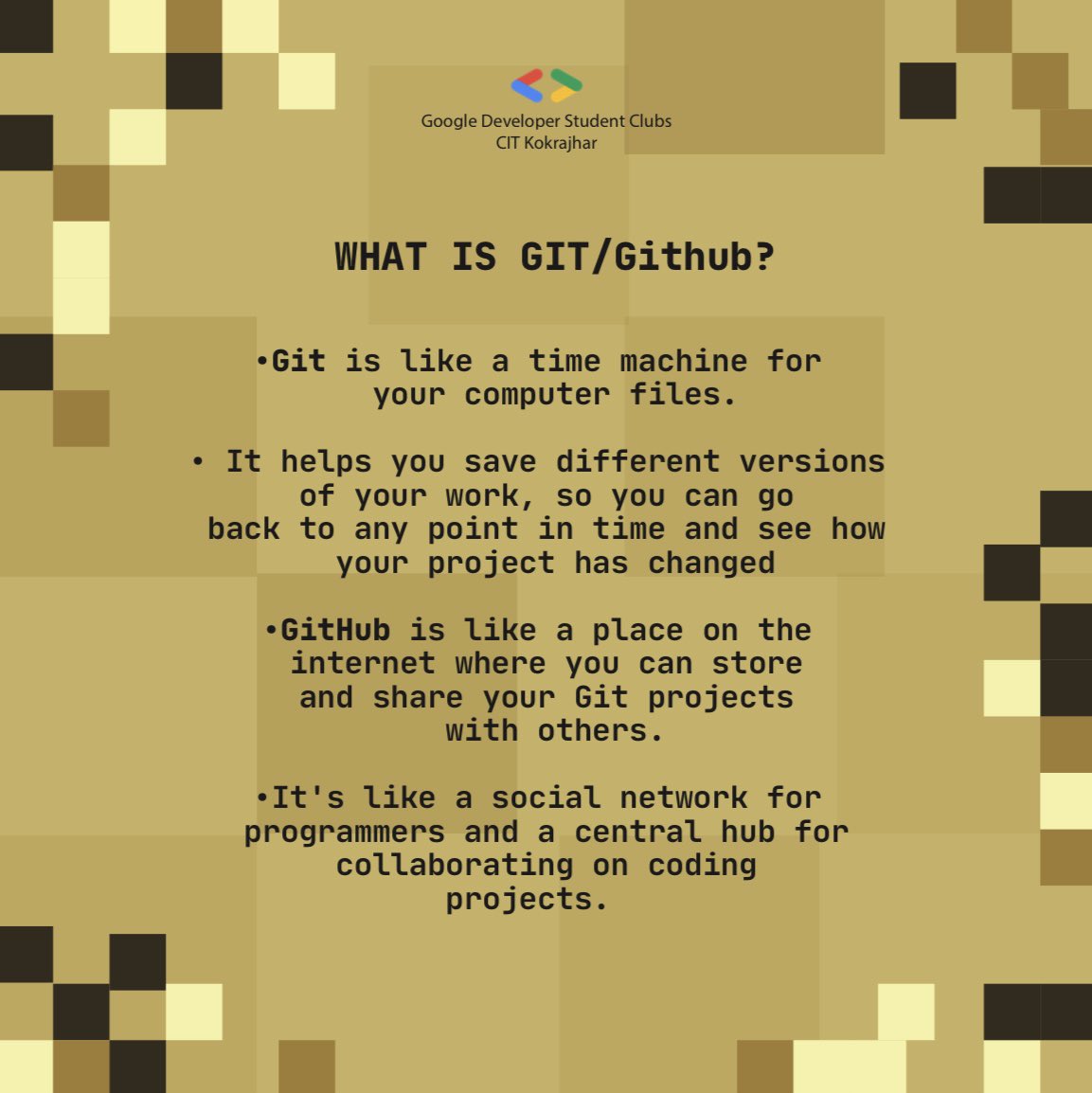 gdg_citk's tweet photo. October heralds the arrival of Hacktoberfest, presenting an exceptional opportunity to leave a substantial mark on the open-source community while acquiring new skills.

#gdsc #citk 
#Hacktoberfest #hacktoberfest2023 
#opensource #git #github https://t.co/ZPXCe6pWNP