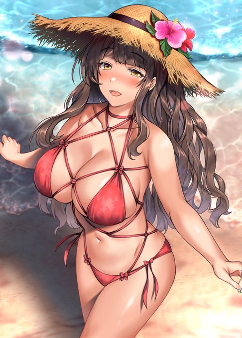 ドM水着の女の子 