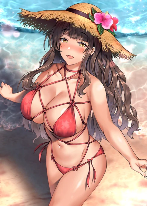 ドM水着の女の子 