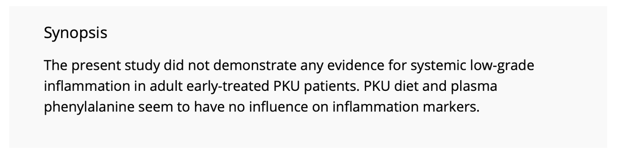 JIMD_Editors's tweet photo. New #openaccess content from #JIMDreports
No evidence for systemic low-grade inflammation in adult patients with early-treated phenylketonuria: The #INGRAPH study
Chloé Giret, et al
https://t.co/pW4AKXM3t0 https://t.co/EULOJUxP1P