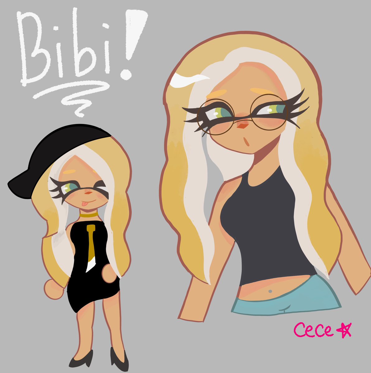 THE BIBI :3 #splatbands #inktheory #bibisplatoon #splatband