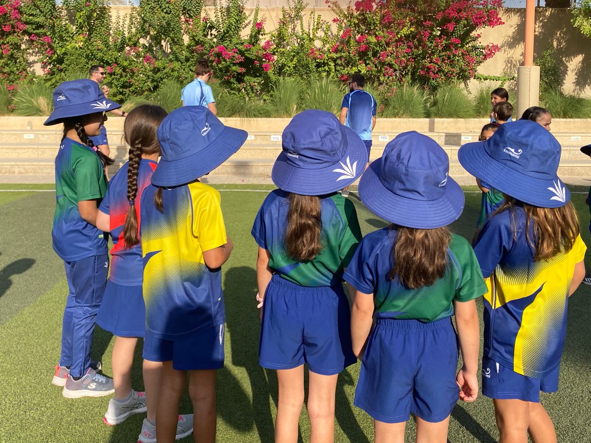 BISRDQPrimary's tweet photo. We started our #BISRDQWellbeingWeek with a 'wake up shake up' led by our PE team. Aren't they amazing? A great way to start the week. #BISRDQ #wearedq https://t.co/D1j26mhjGT