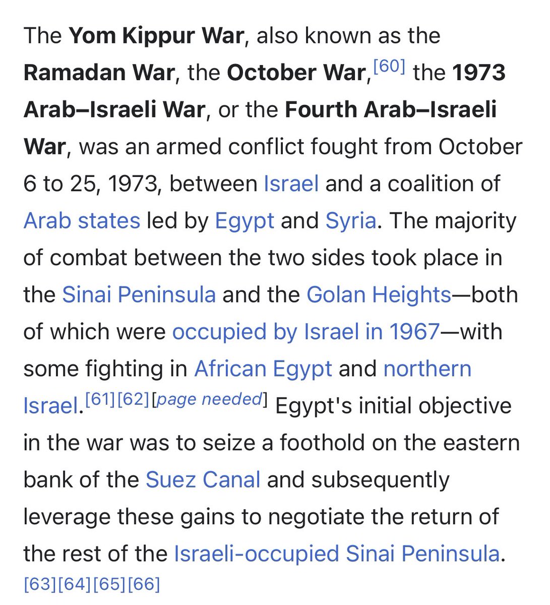 YomKippur Attack on ISRAEL was on 6OCT 1973. Exactly 50 Years after this has happened. @IDF this is No coincidence 

Remember ISRAEL defeated them Alone and Became Bigger 🙏🏻

1948:  Vs Egypt, Syria, Jordan, Lebanon, Iraq
1967: Vs Egypt, Syria, Jordan
1973: Vs Egypt, Syria, &…