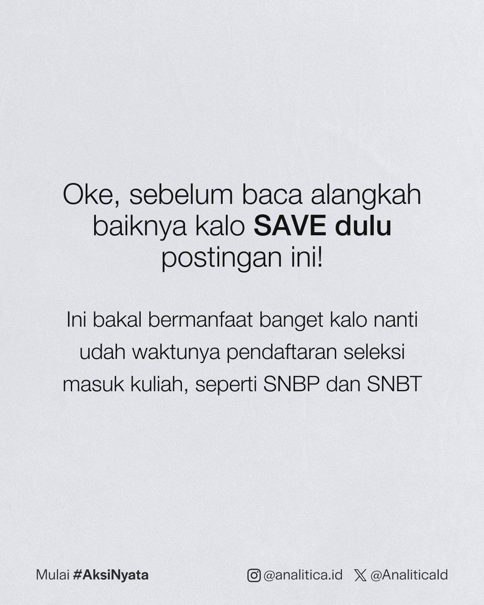 Jangan fokus nyari "Jurusan yang Sepi Peminat", kenapa? Coba baca ini sampai selesai biar tau alasannya.

-- a thread✨