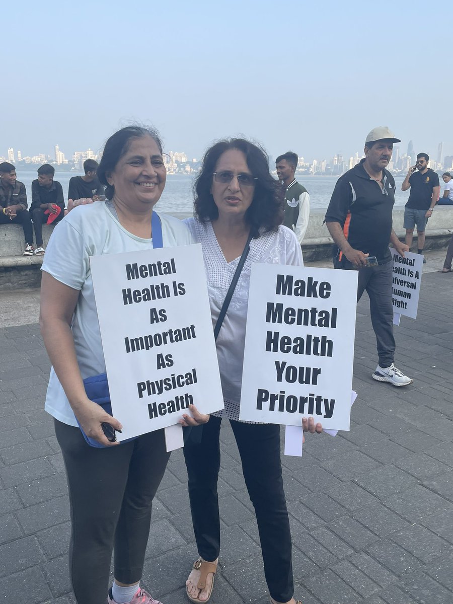 MeenaMutha's tweet photo. Today on occasion of world Mental Health Day Join the walkathon with dr Anita Sukhwani &amp; Rotary clubs at Marine Drive . https://t.co/TLTnKwjmoB