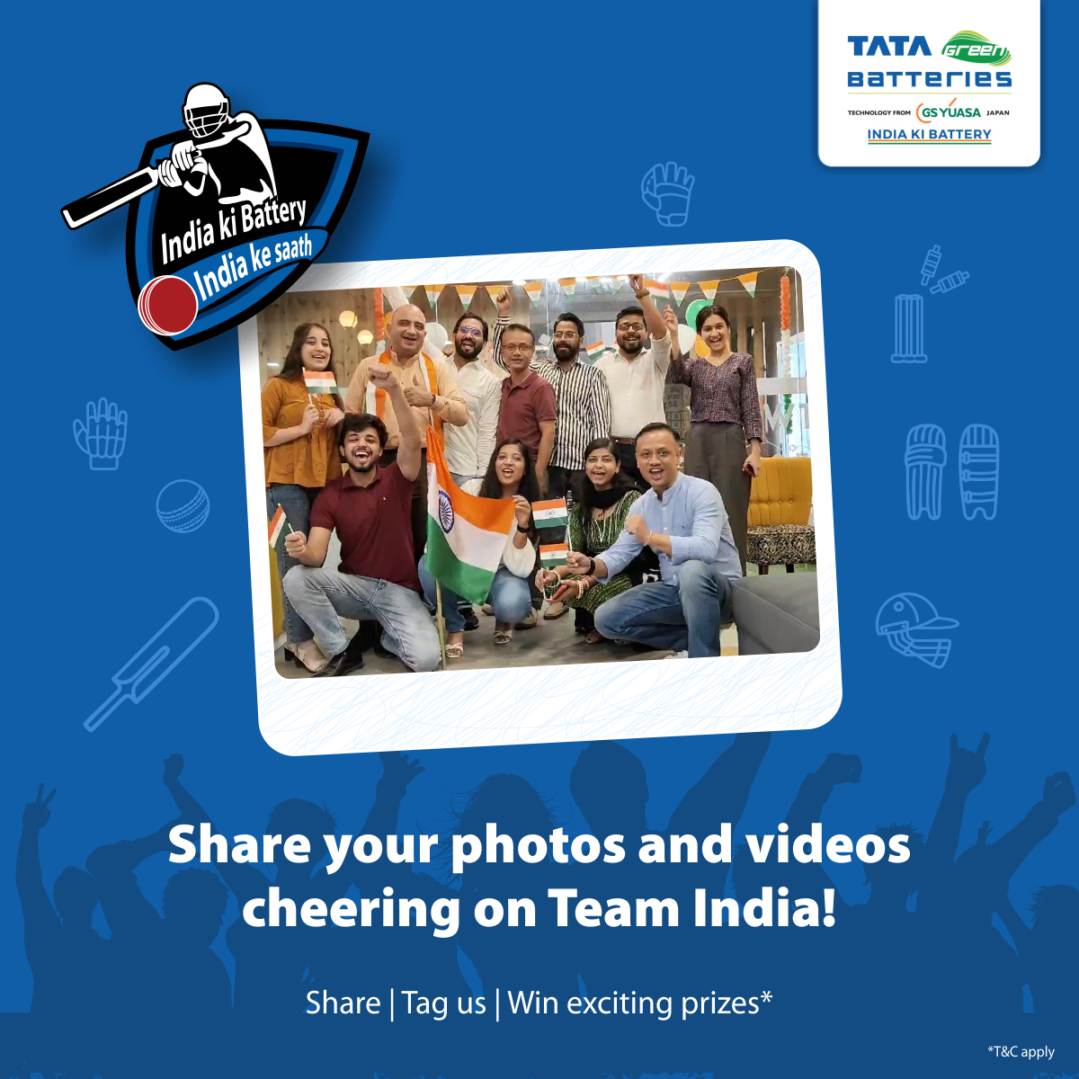 Share your ‘Powerful Fan Moments’ from India Vs Australia with photos and videos.

Whether it's cheering with friends, high-fiving family, or capturing the stadium atmosphere, let's relive the excitement together!

#PowerfulMoments #IndvsAus #CheerForIndia #WorldCup2023