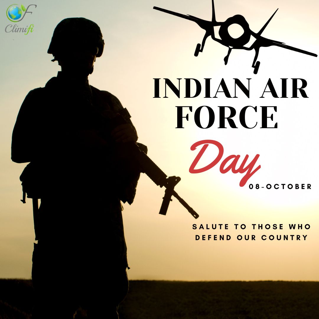 climifi's tweet photo. Salute to our fearless warriors in the Indian Air Force on this Air Force Day! 🇮🇳✈️ 
#IAFDay #IndianAirForce #SkyGuardians #AeroHeroes #StrengthInTheAir #NationDefenders #Bravehearts https://t.co/zXgi2LHXQh