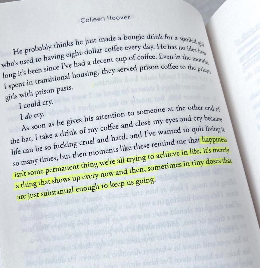 the thing about happiness