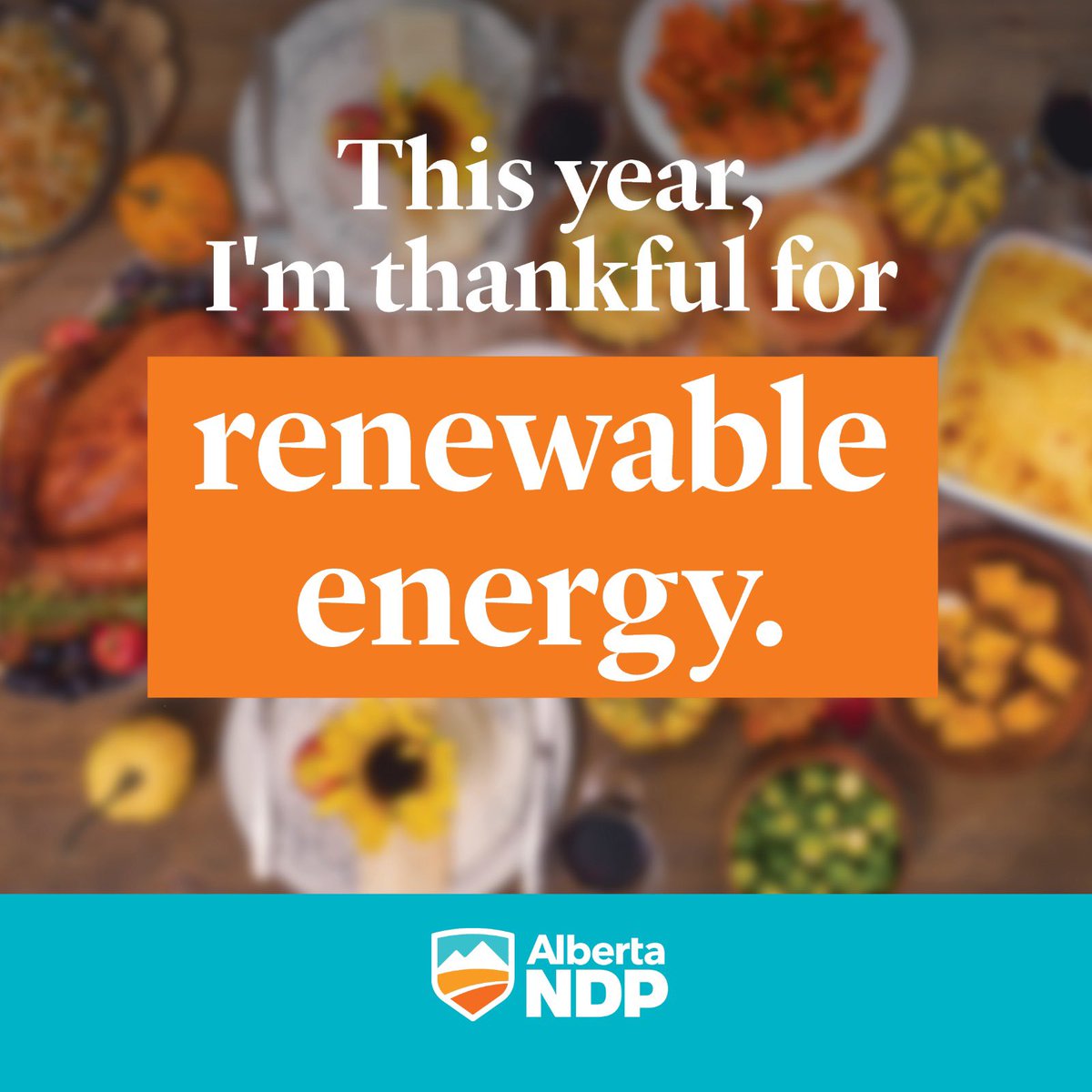 It’s been a wild year for the Athabasca Barrhead Westlock NDP but we know we are also thankful for all of our constituents.. 

Sure we may have not won our seat but we did win the support of a lot of people. Happy Thanksgiving