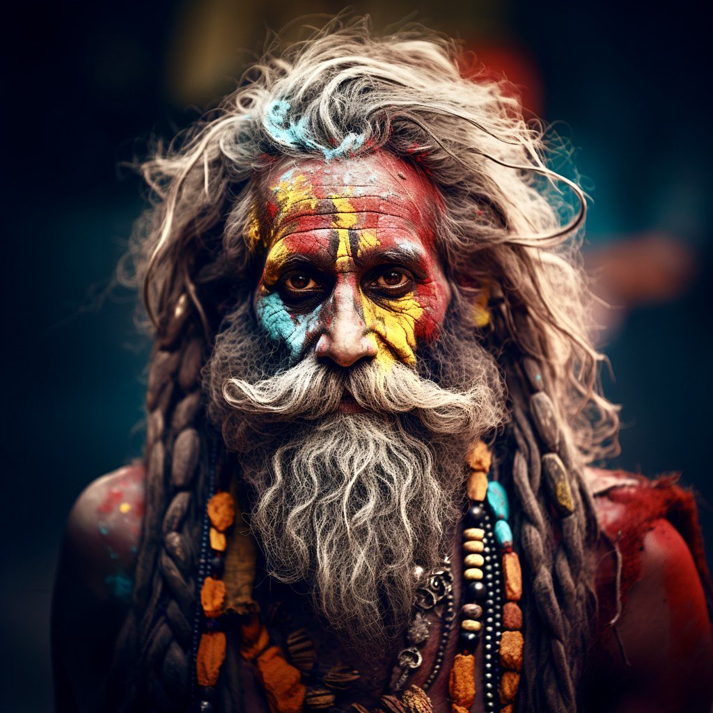 bezbora's tweet photo. Aghoris are unconventional Hindu ascetics who embrace extreme practices, challenging societal norms to seek spiritual enlightenment through rituals, meditation, and renunciation.  #Aiart #aiphotography #digitalart #hinduism #aghori https://t.co/ruphRtE0HI