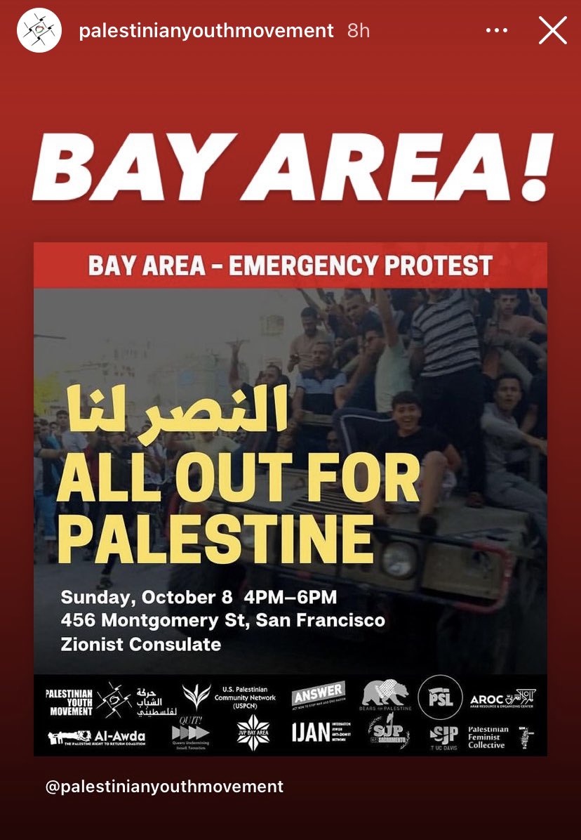 SophieSepehri's tweet photo. Appalling! Terrorist sympathizers have the audacity to organize celebratory rallies in Canada and the US to support #HamasTerrorists and #PIJTerrorists! This is beyond belief and absolutely infuriating!
#IRGCterrorists https://t.co/eXjmKH9xIe