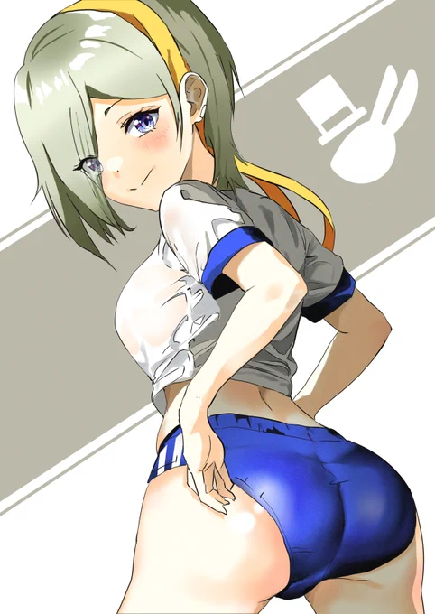 ついでだからハチマキしてみたよどうかな? #ミア・テイラー #虹ヶ咲